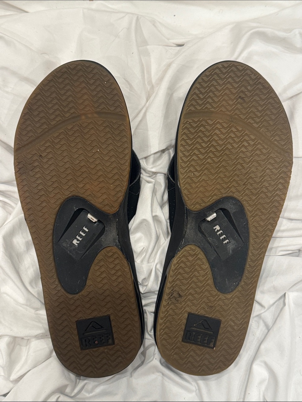 Reef Black Men's Foam Flip Flops, Size 13 - Picture 2 of 3